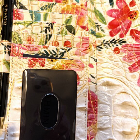 Brahmin Multi Salinger Checkbook Wallet - Picture 4 of 5
